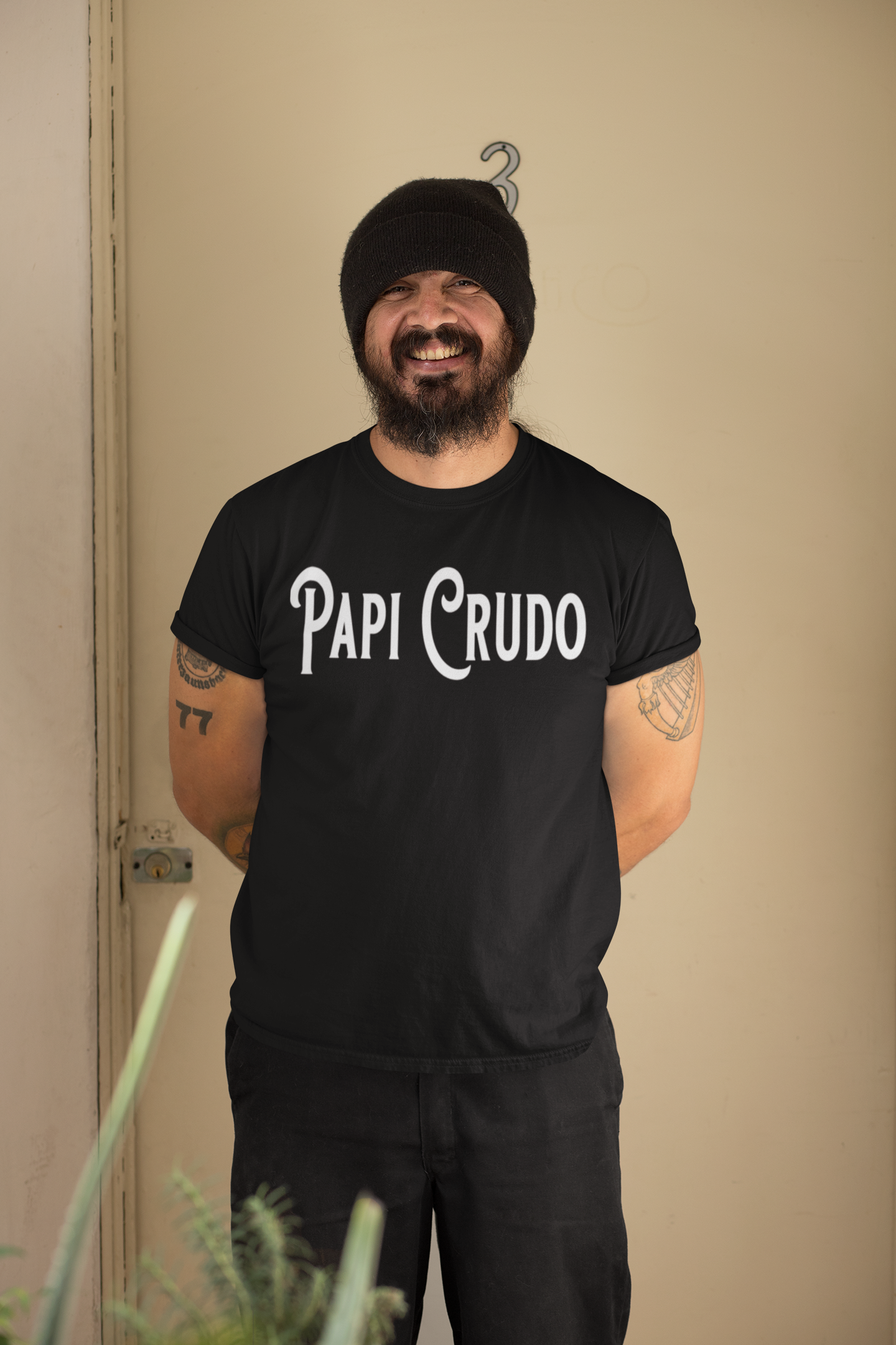 Papi Crudo | Sanchez Here Spanglish Tees