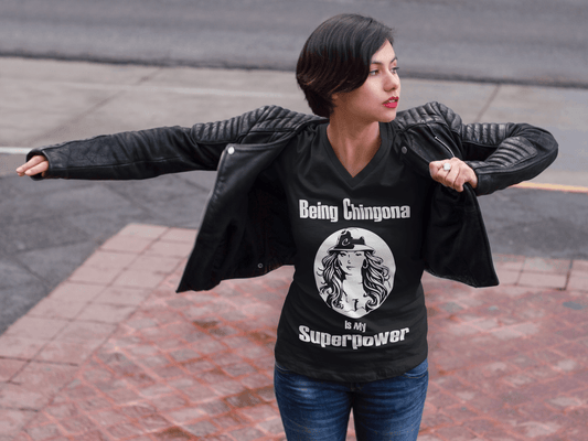 Being Chingona is my Superpower | Women's T-shirt by Sanchez Here