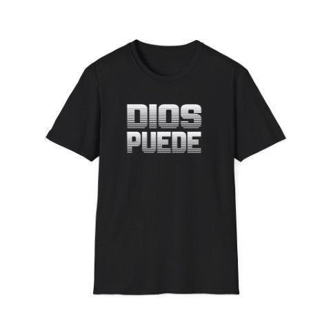 Dios Puede Black Unisex Tee by Sanchez Here
