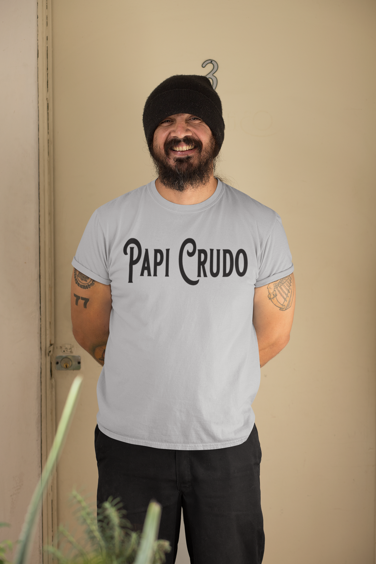 Papi Crudo | Sanchez Here Spanglish Tees